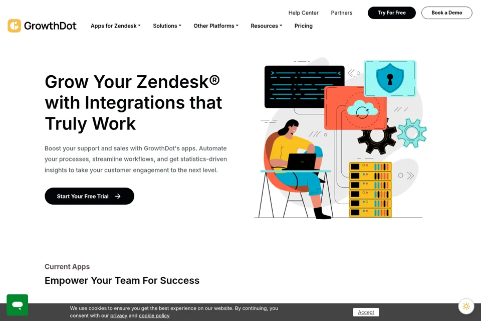 Landing page preview