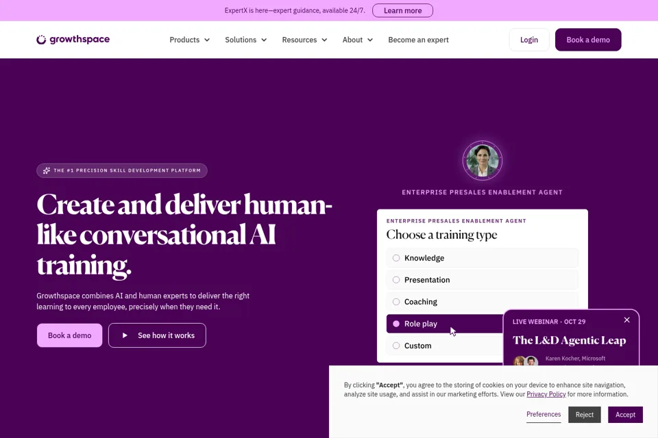 Landing page preview