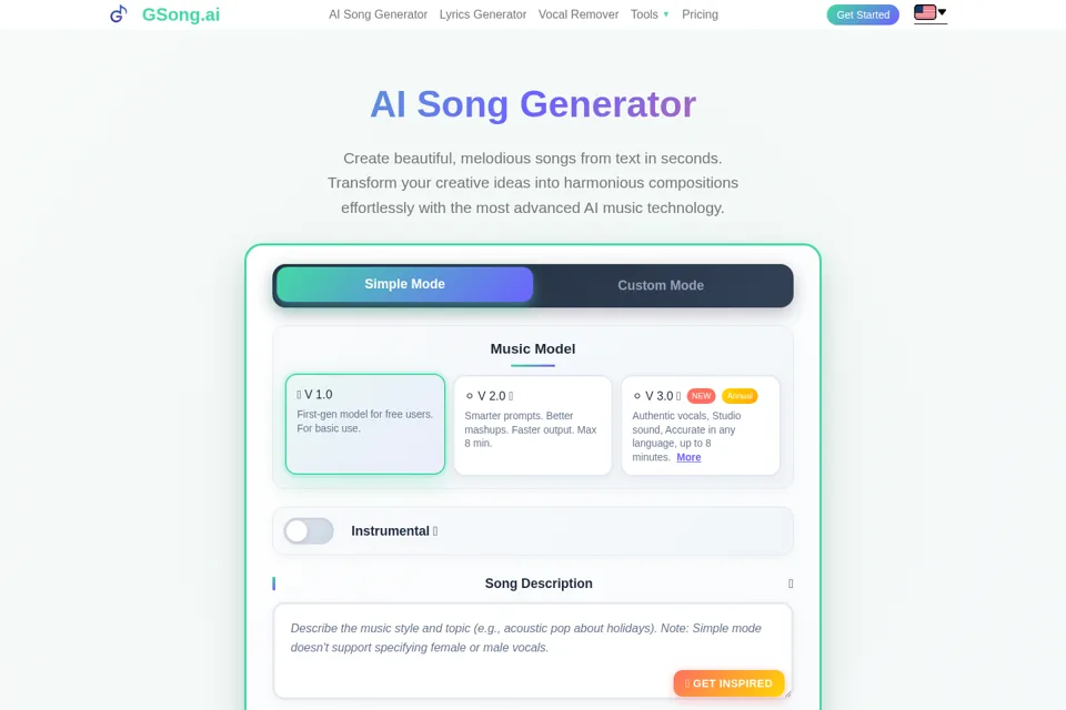 Landing page preview