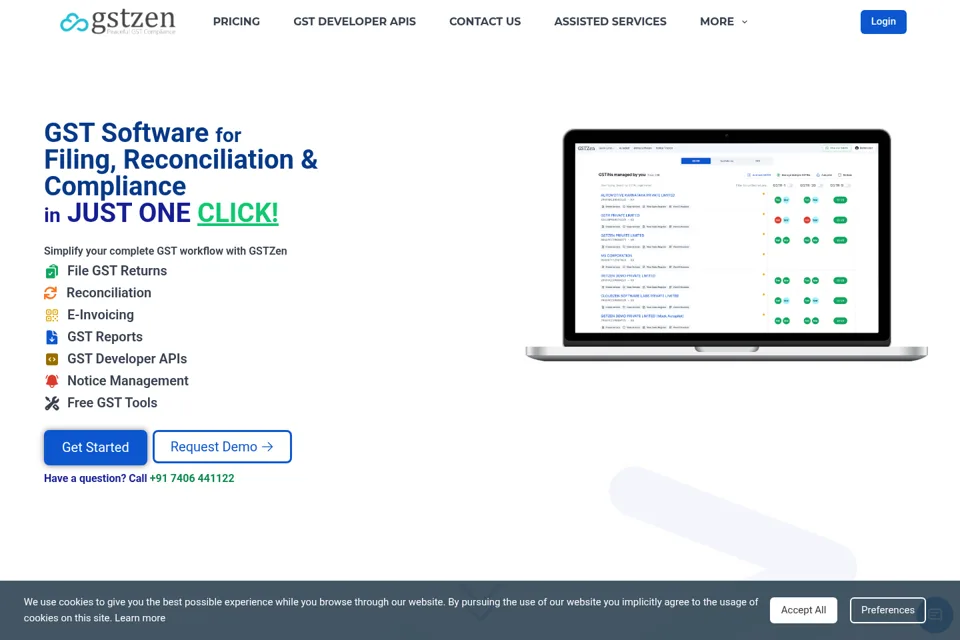 Landing page preview