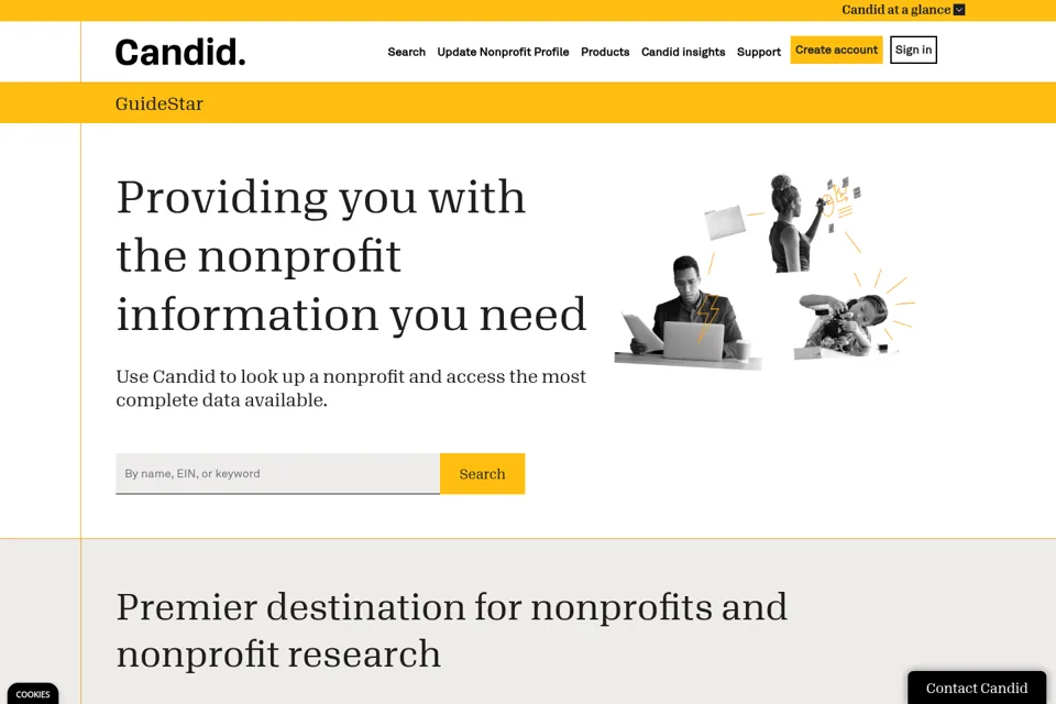Landing page preview