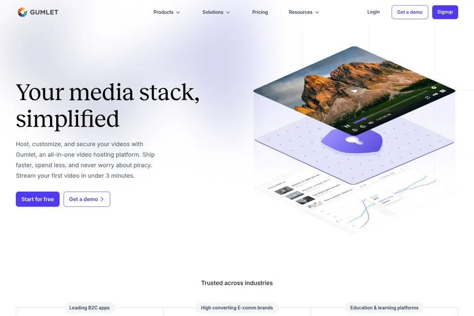 Landing page preview