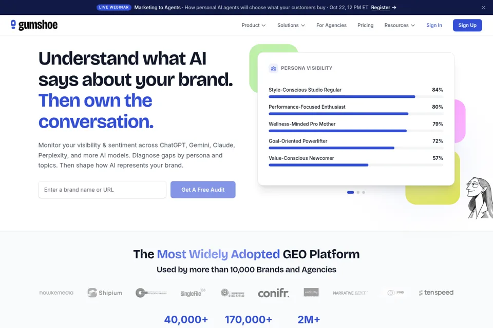 Landing page preview