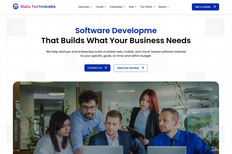 Landing page preview