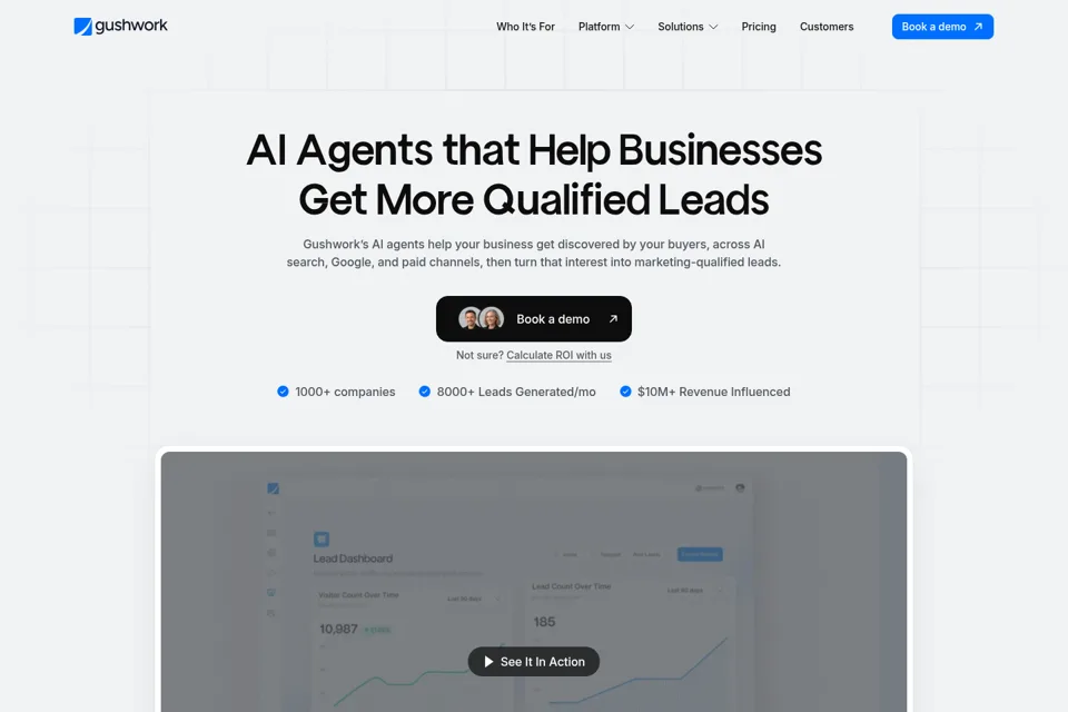 Landing page preview