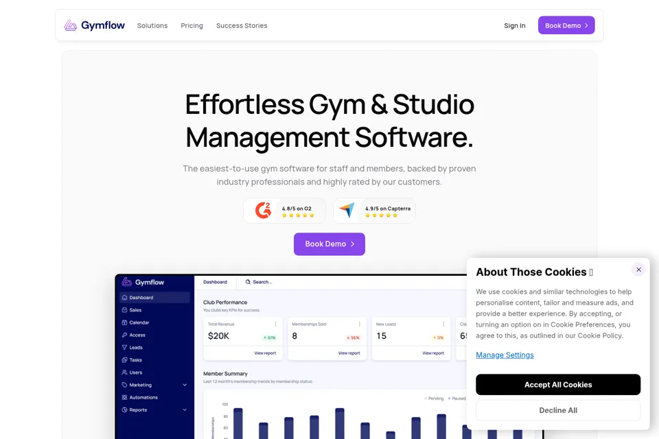 Landing page preview