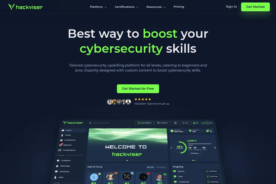 Landing page preview