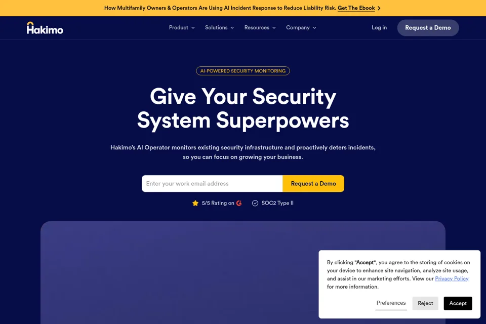 Landing page preview