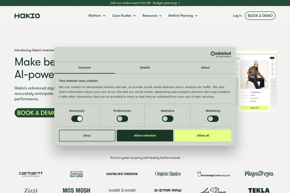 Landing page preview