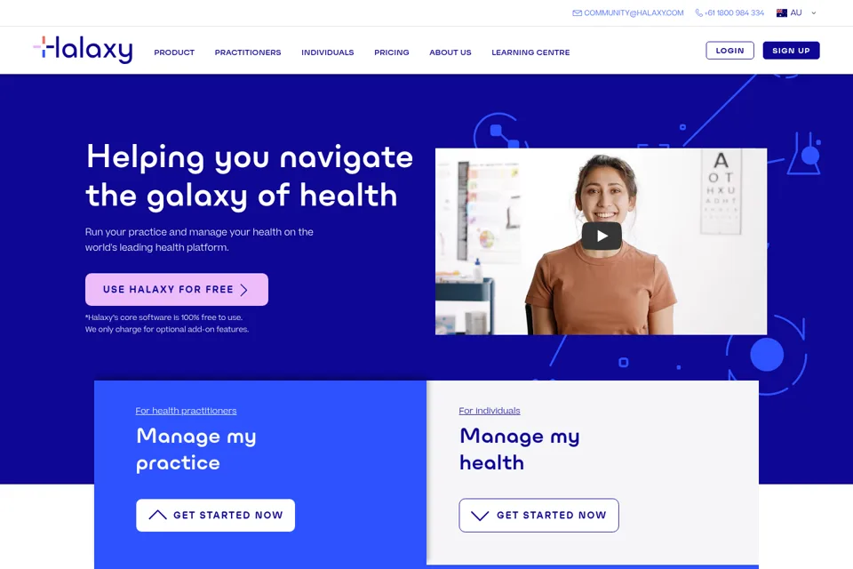 Landing page preview