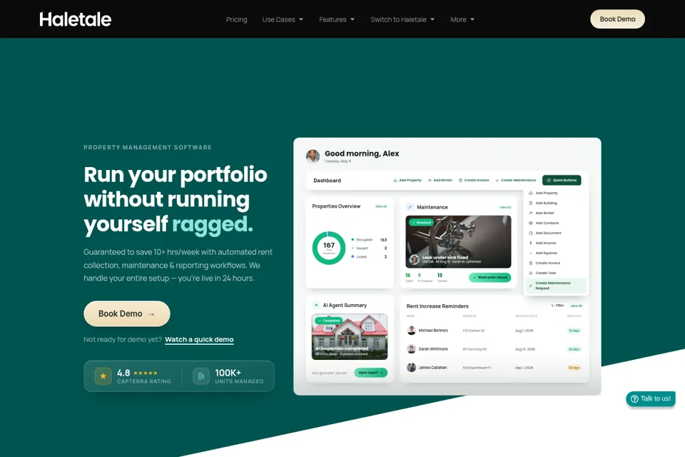Landing page preview