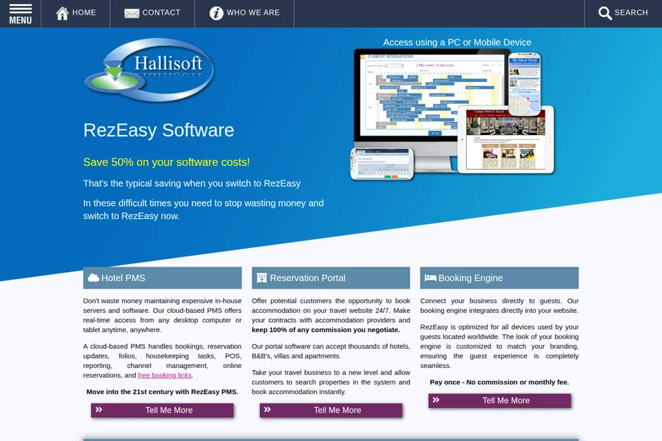 Landing page preview