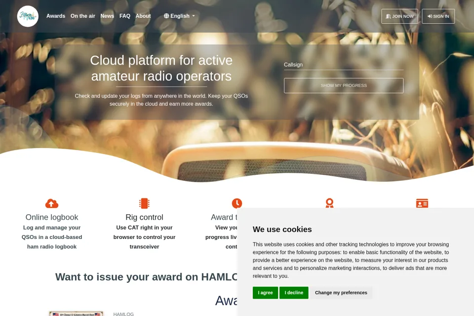 Landing page preview