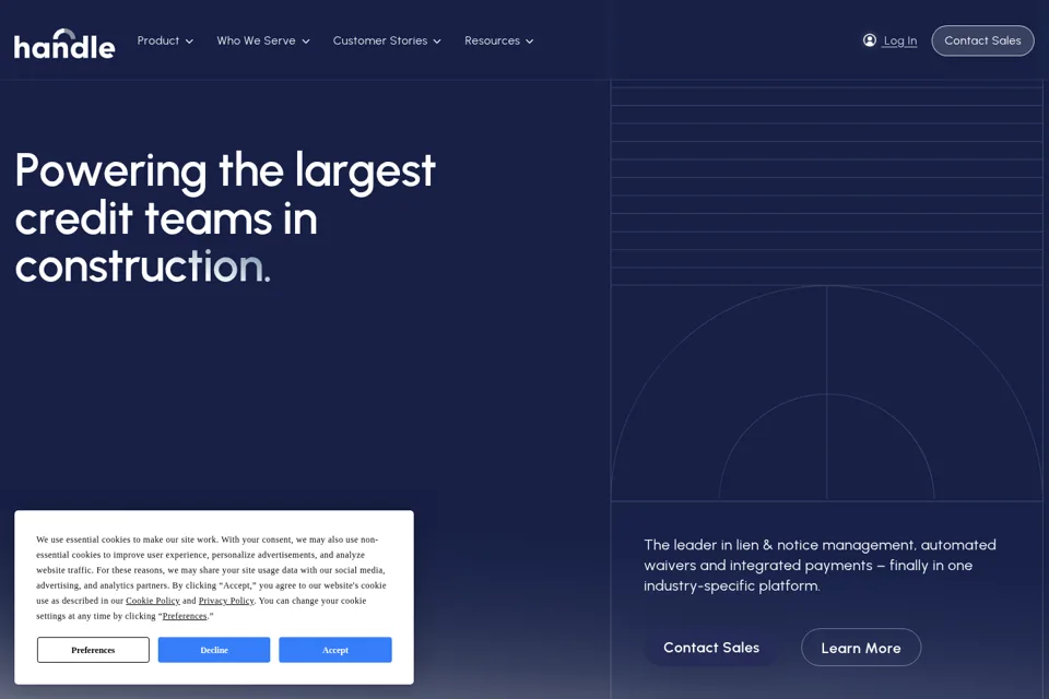 Landing page preview