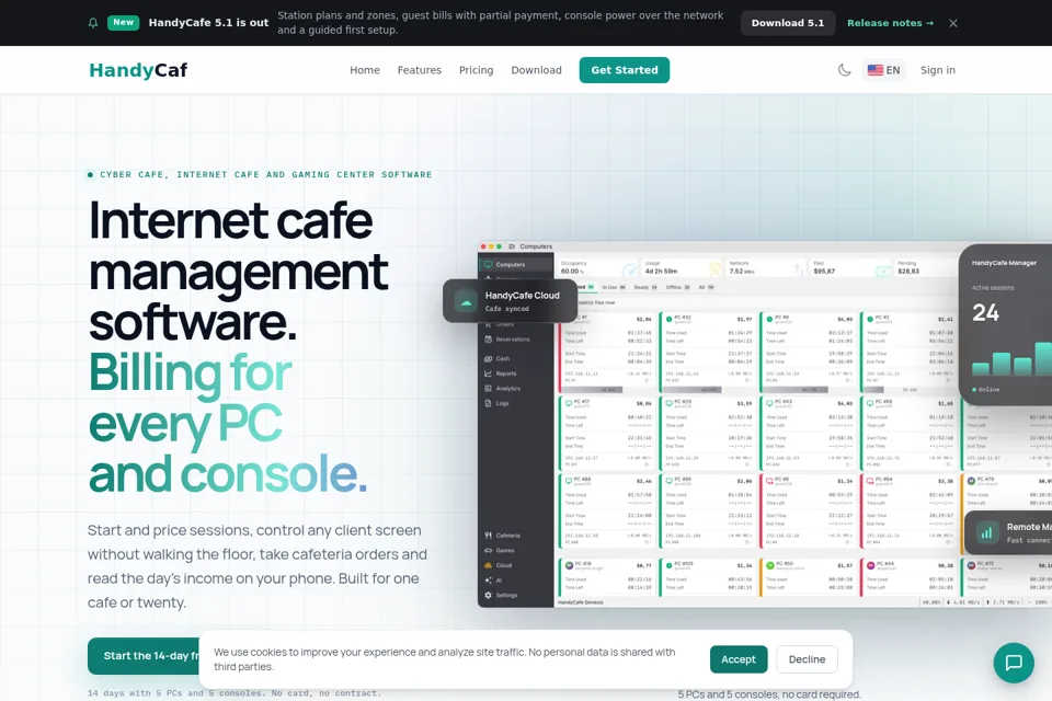 Landing page preview