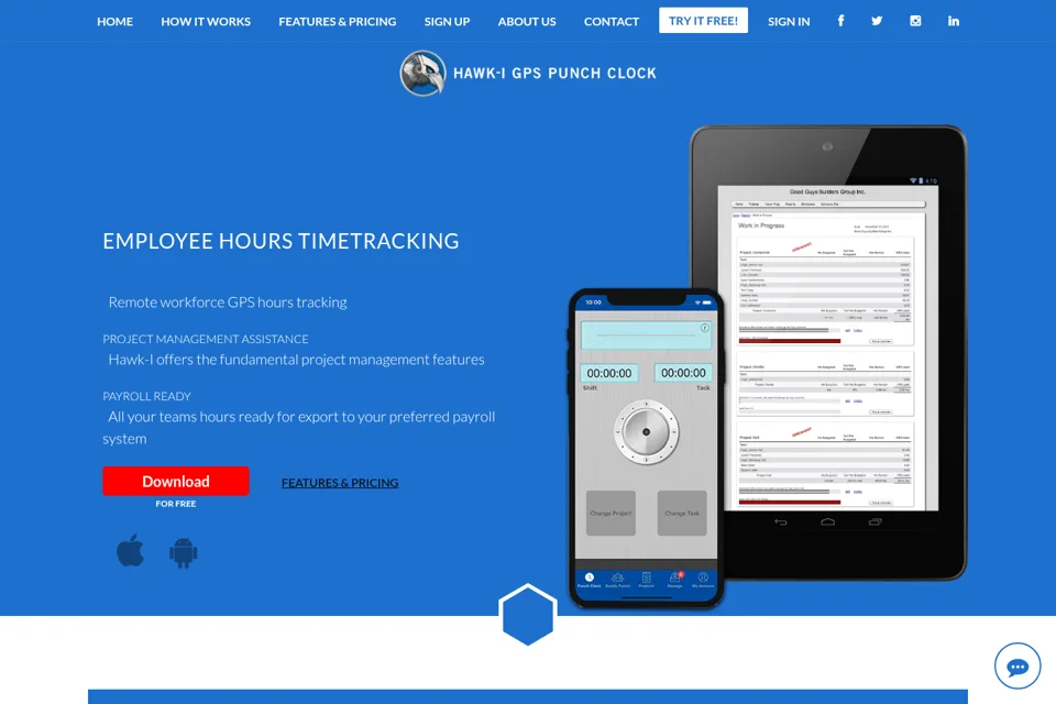 Landing page preview