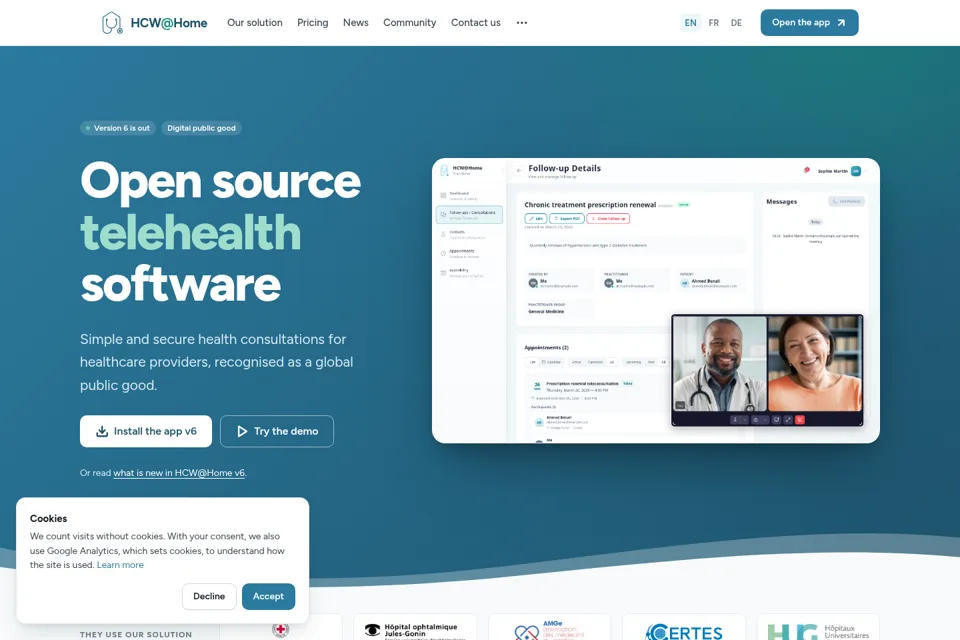 Landing page preview
