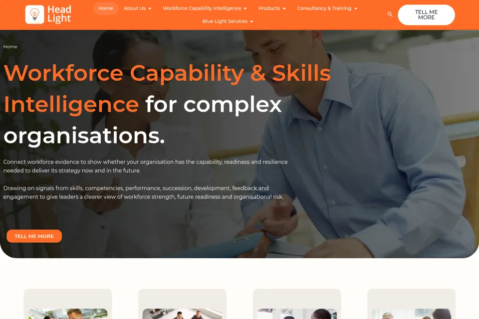 Landing page preview