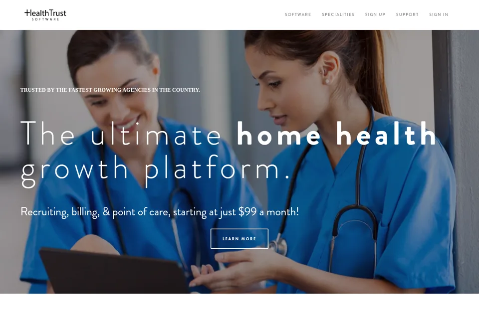 Landing page preview