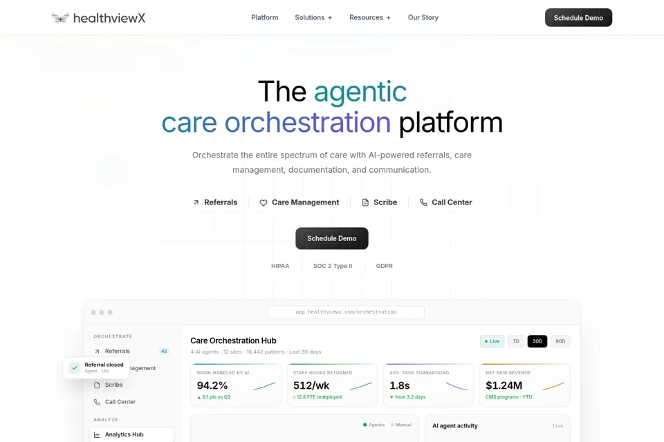 Landing page preview