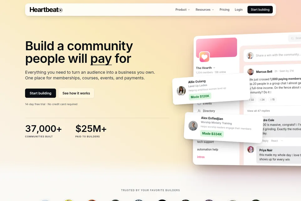 Landing page preview