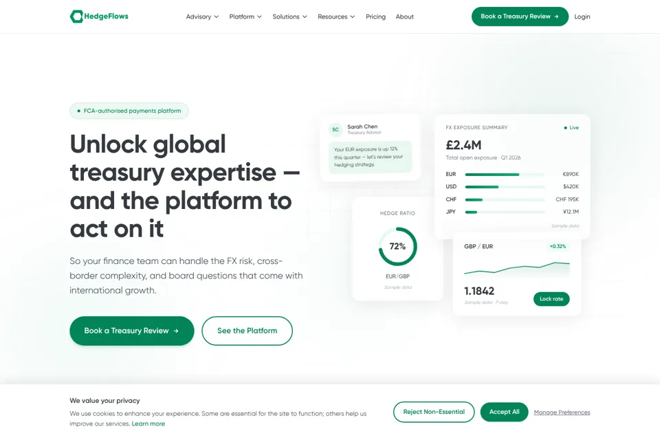 Landing page preview