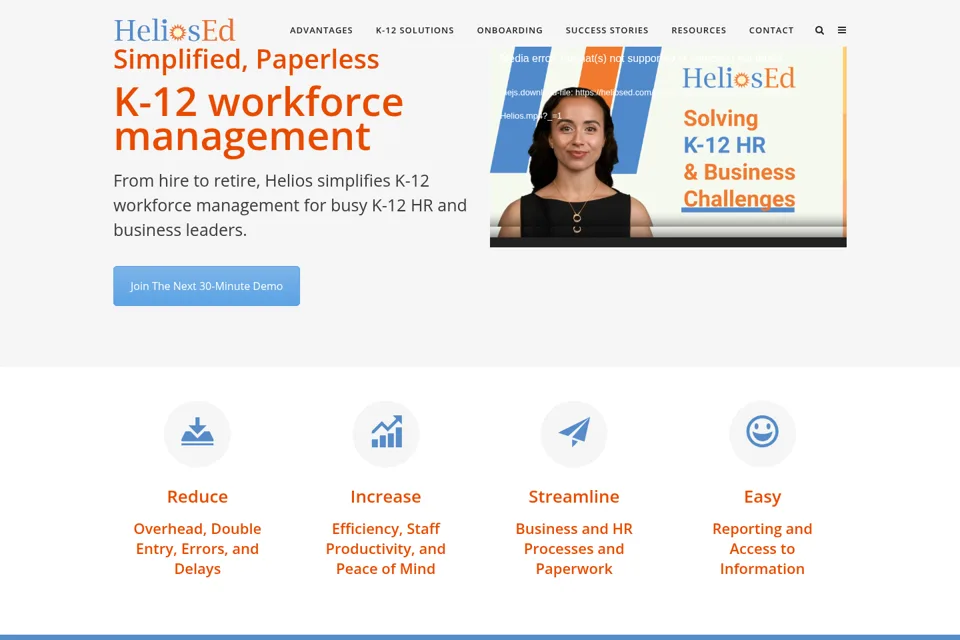 Landing page preview