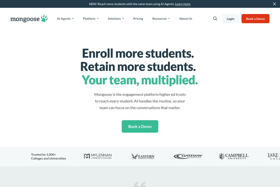 Landing page preview