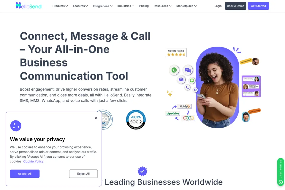 Landing page preview