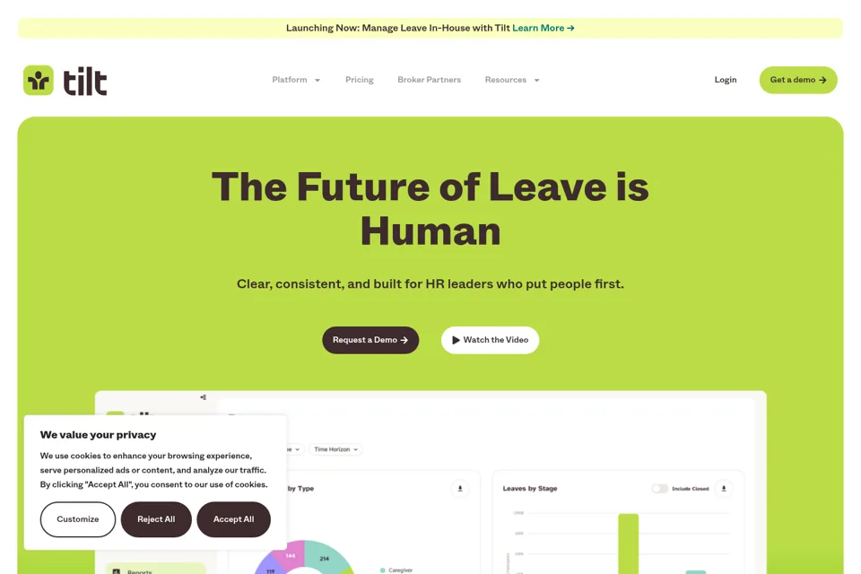 Landing page preview