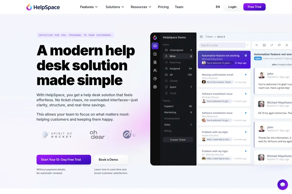 Landing page preview
