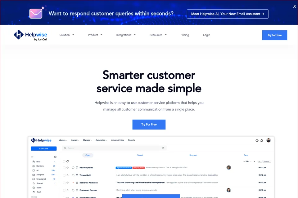 Landing page preview