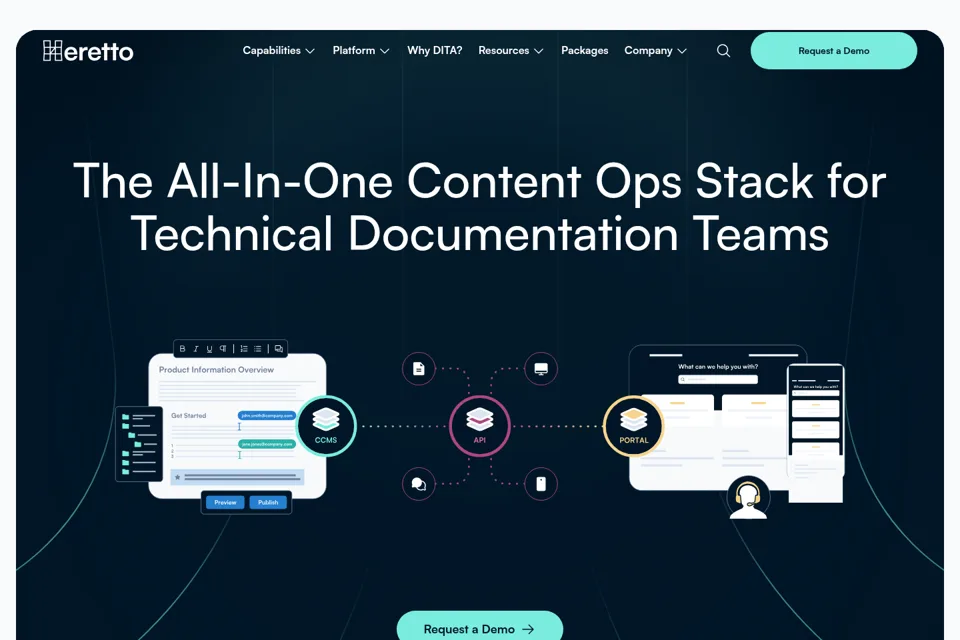Landing page preview