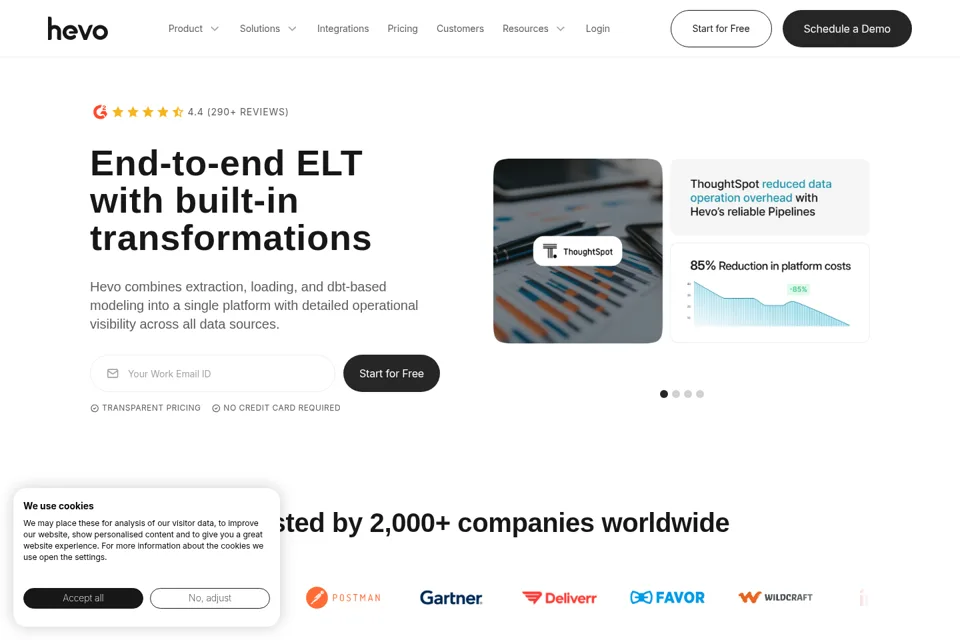 Landing page preview