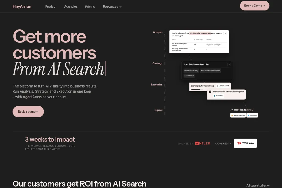 Landing page preview
