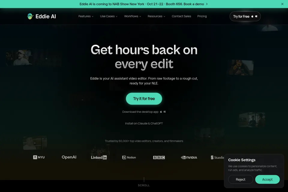 Landing page preview