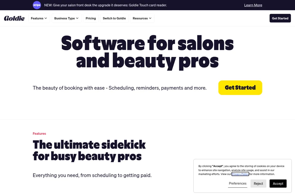 Landing page preview