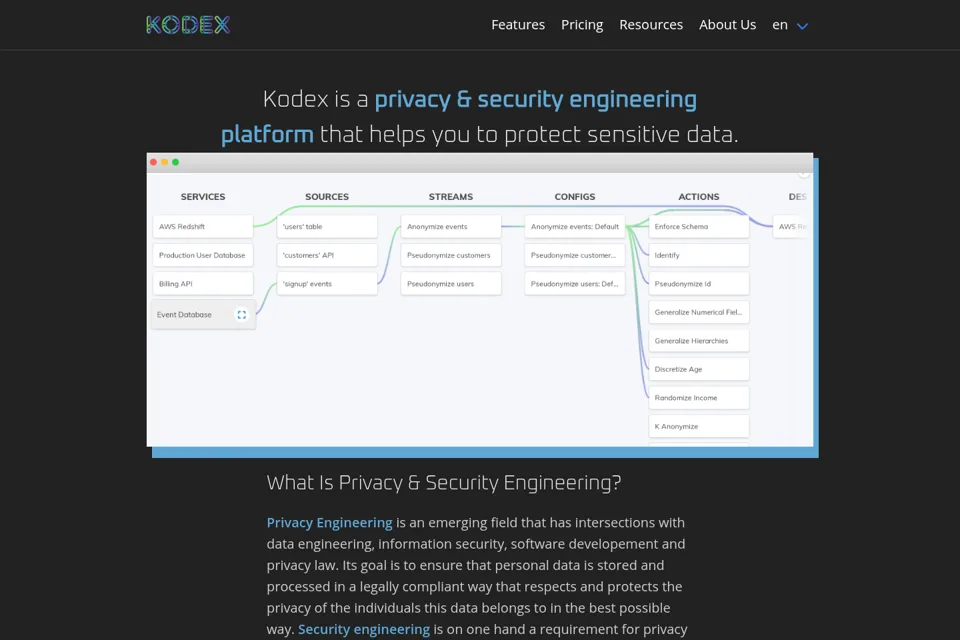 Landing page preview