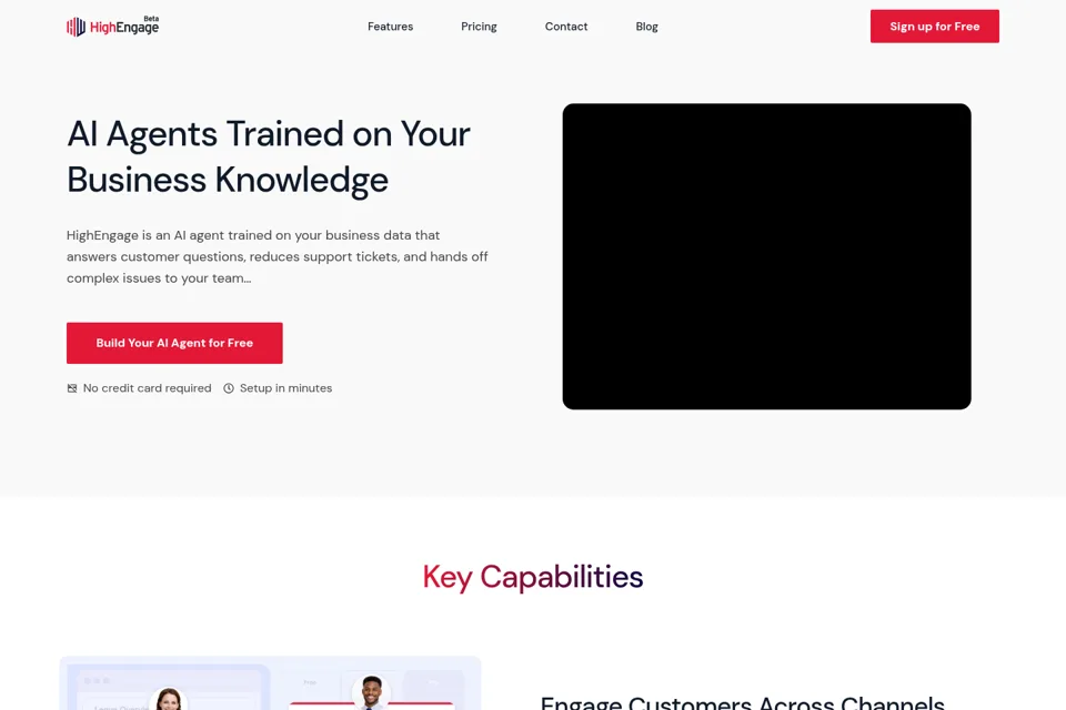 Landing page preview
