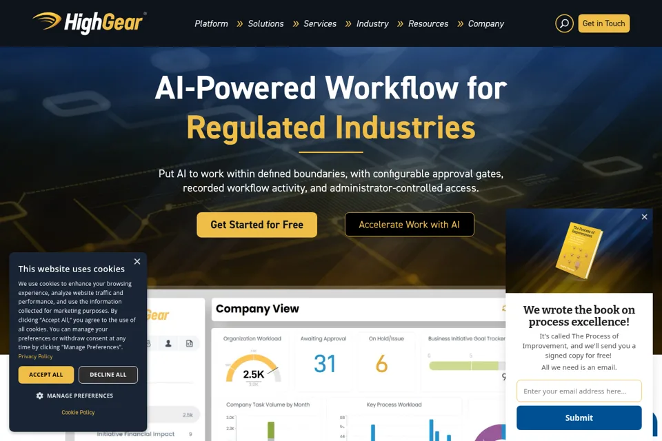Landing page preview