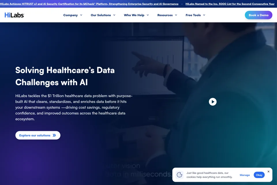Landing page preview