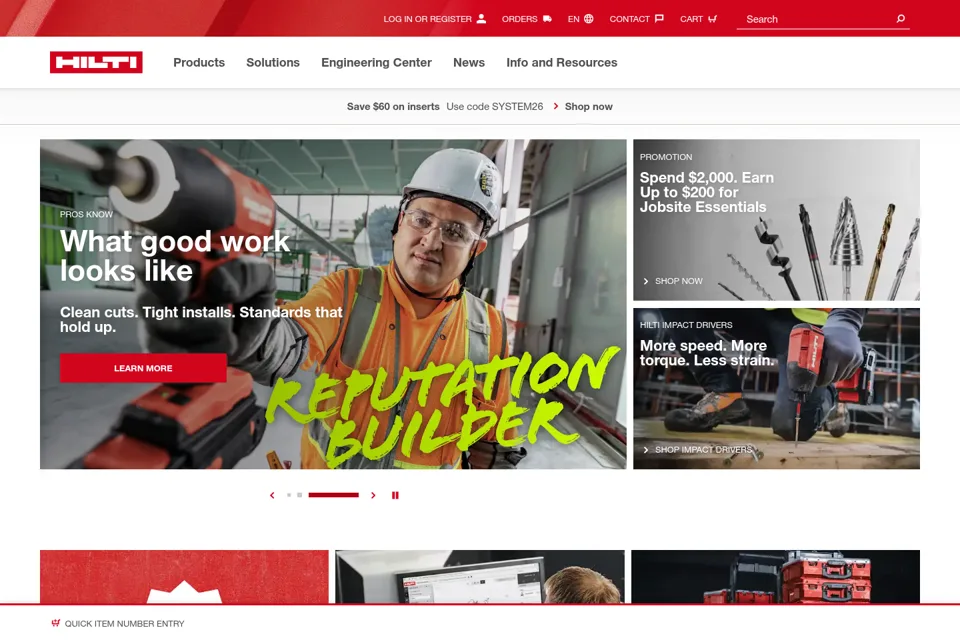 Landing page preview