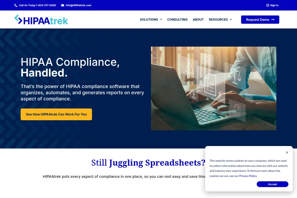 Landing page preview