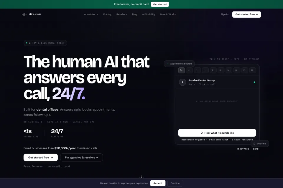 Landing page preview