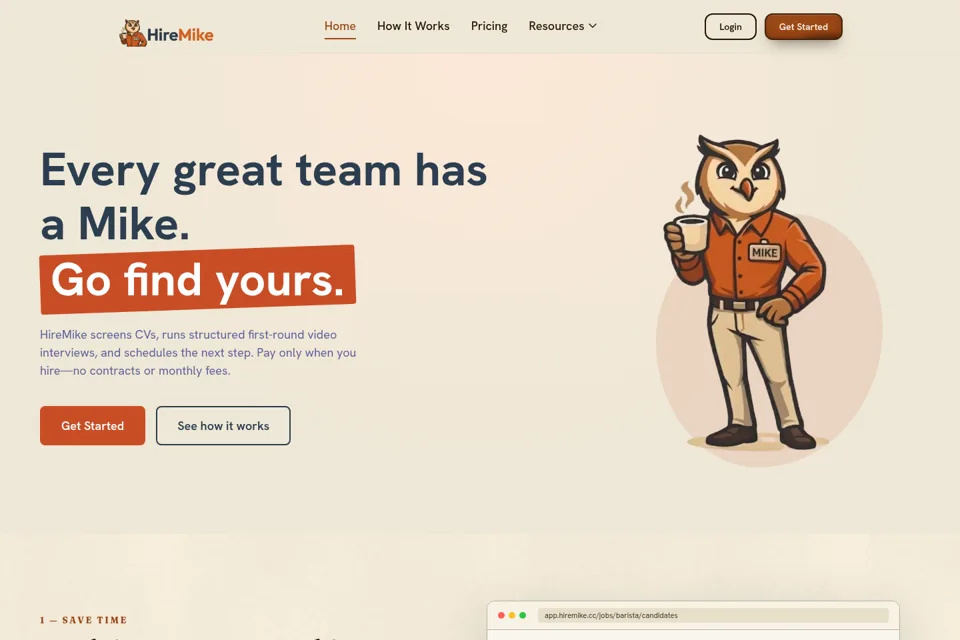 Landing page preview