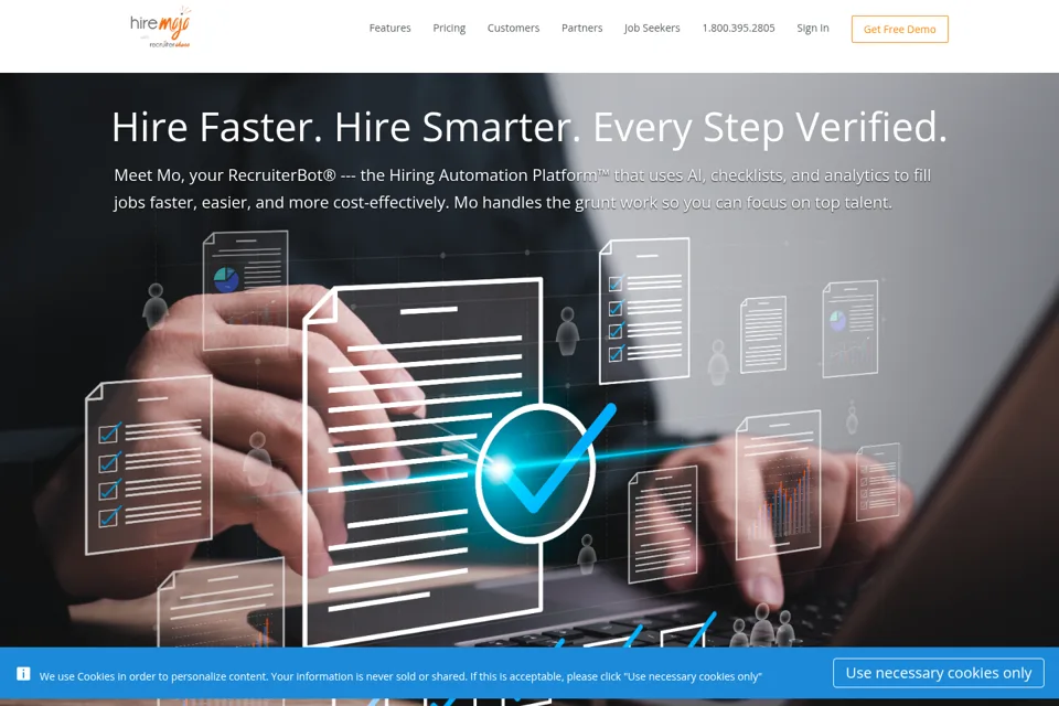 Landing page preview