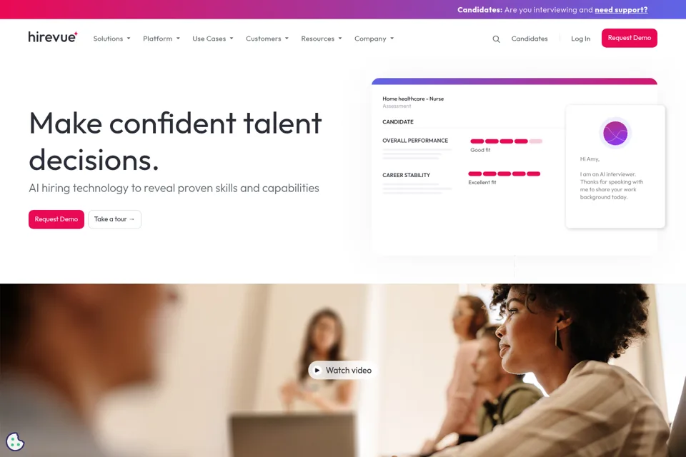 Landing page preview