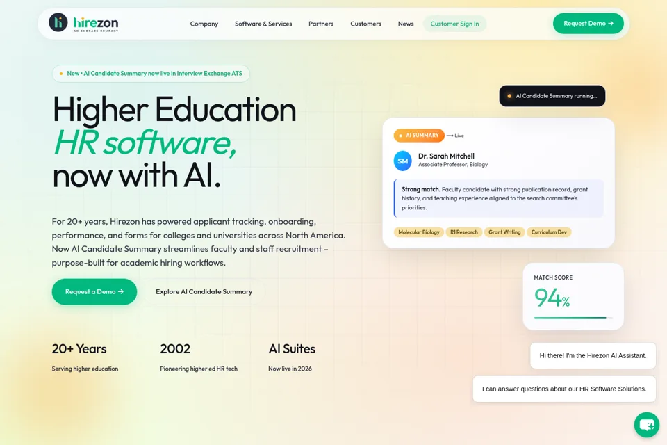 Landing page preview