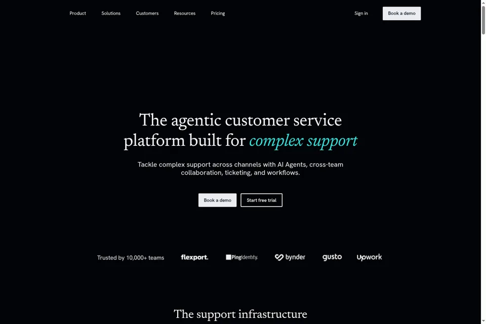 Landing page preview