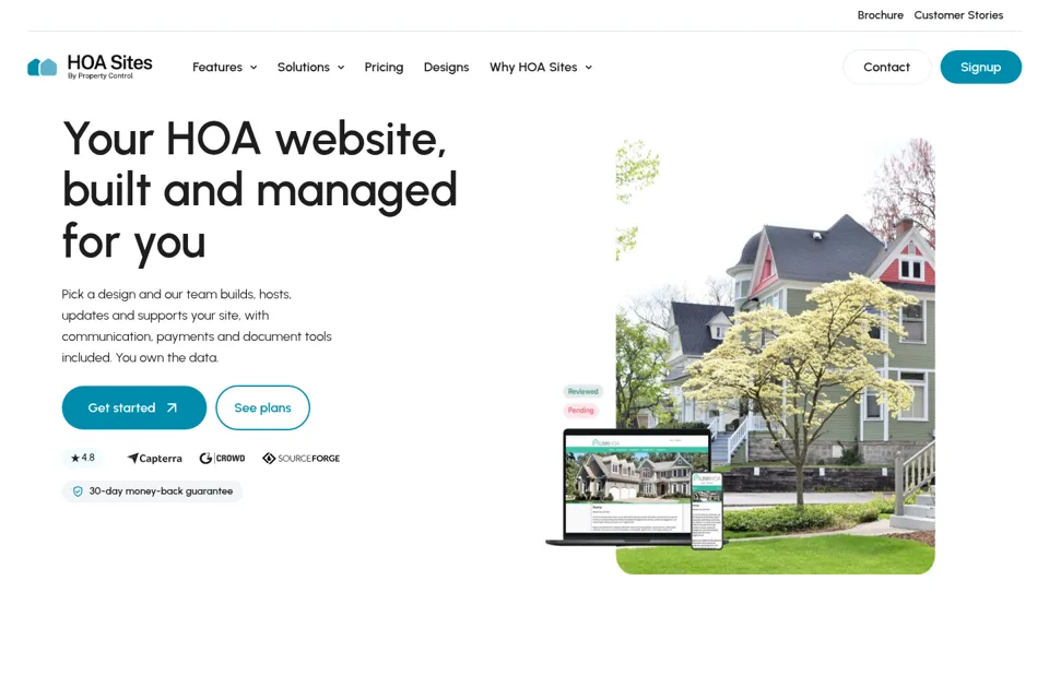 Landing page preview